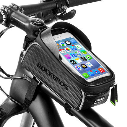 🚴 Sacoche de Vélo avec Support Smartphone – Étanche & Tactile